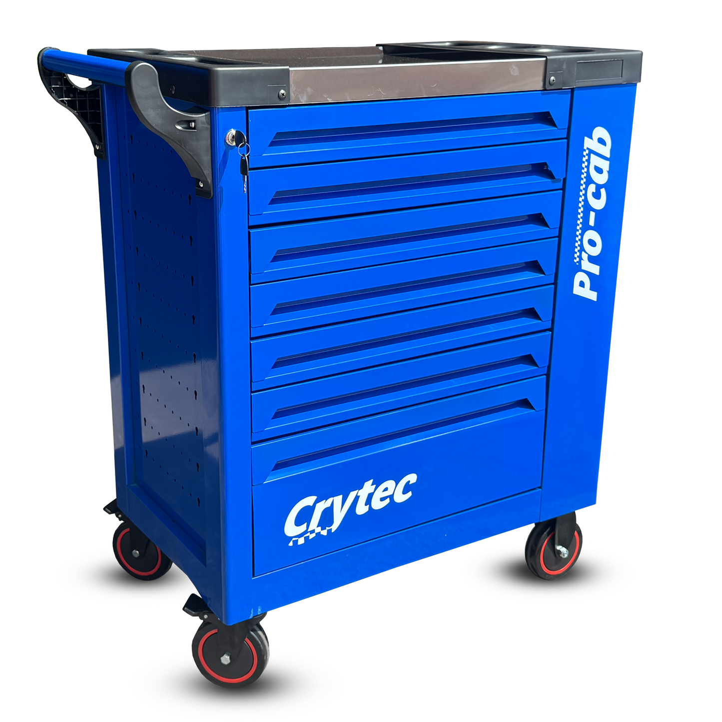 Crytec Roll Tool Pro Cab With Tools 7 Drawers Roller Cabinet with 250 piece tools INCLUDED
