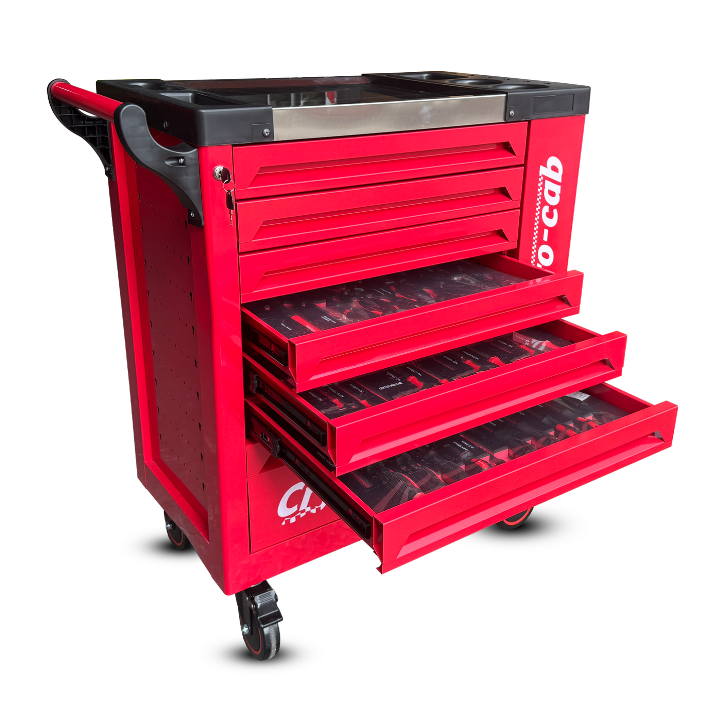 Crytec Roll Tool Pro Cab With Tools 7 Drawers Roller Cabinet with 250 piece tools INCLUDED