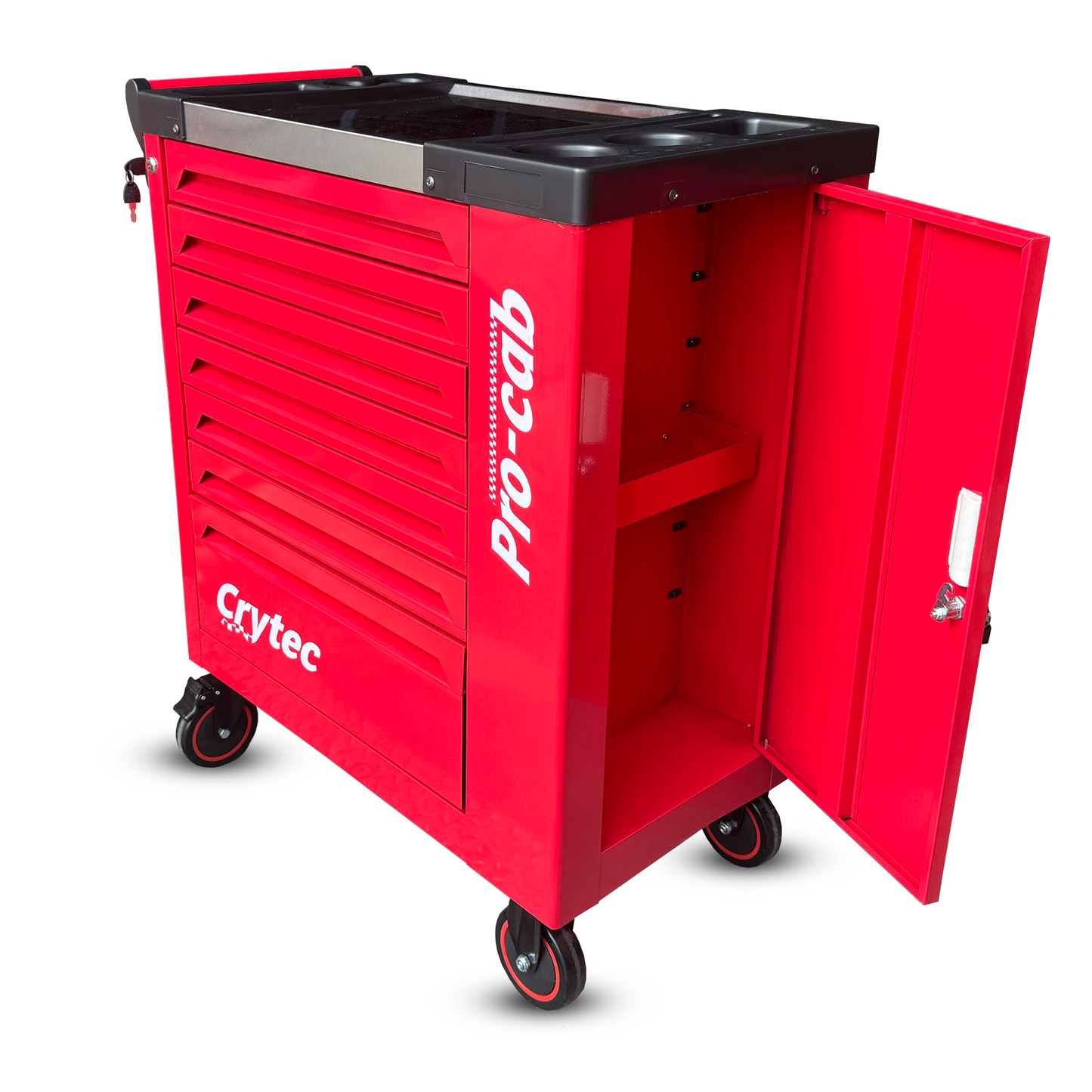Crytec Roll Tool Pro Cab With Tools 7 Drawers Roller Cabinet with 250 piece tools INCLUDED