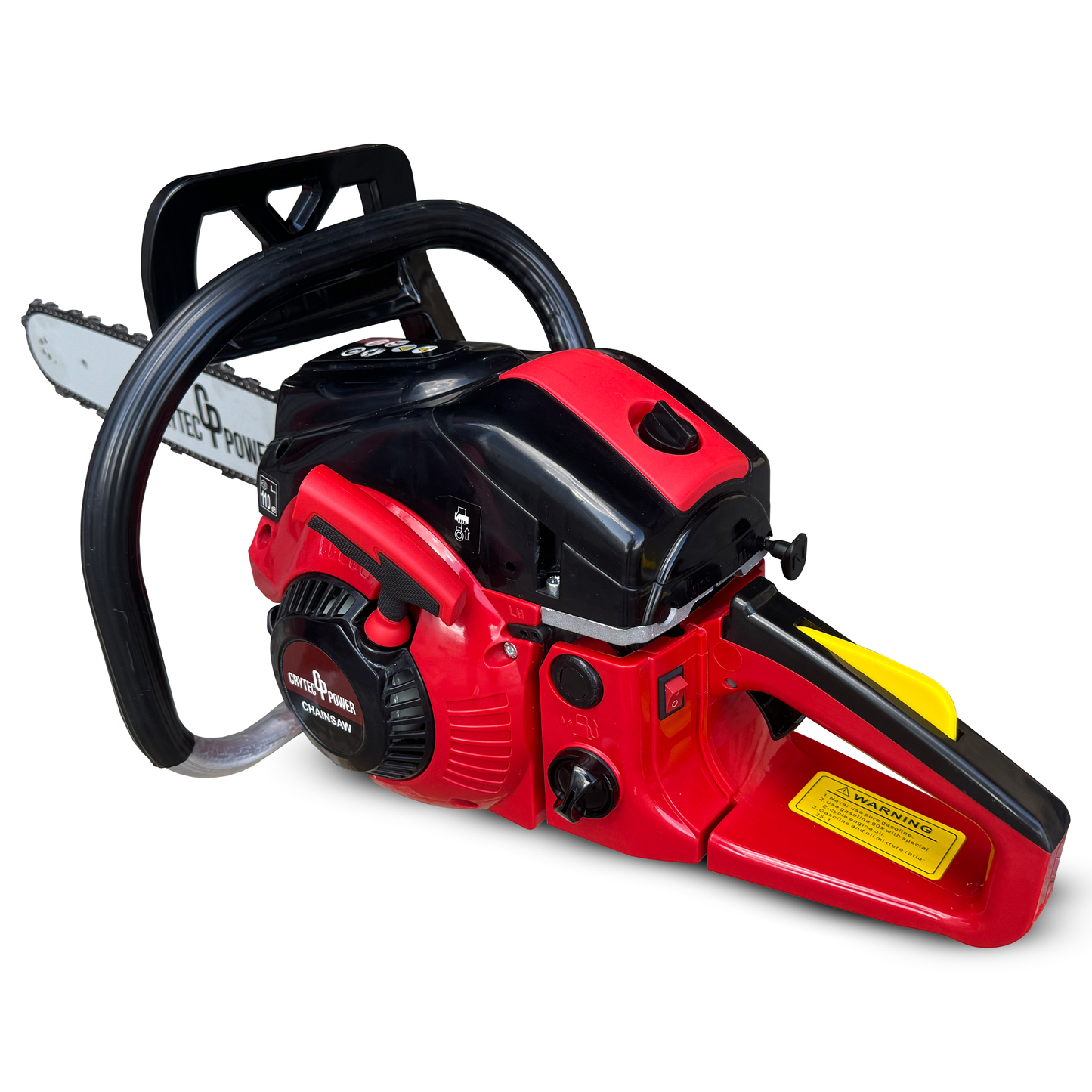 Crytec 55cc Petrol Chainsaw | 56cm Cutting Diameter | 2.4hp | 7500RPM