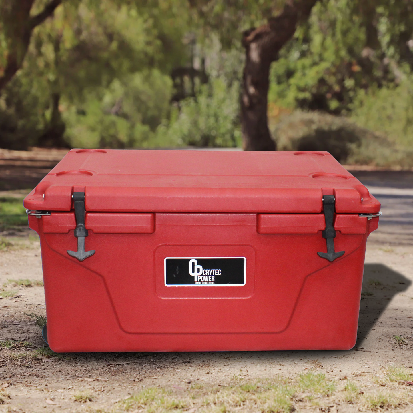 Crytec | 85 qt (80.44 Litre) | Hardened Cool Box | Ice Holder | Drinks Cooler