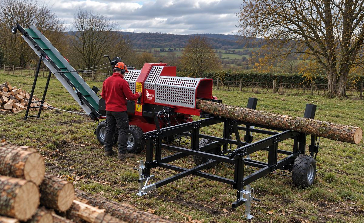 Crytec AMN30 Raptor 30 Tonne Firewood Processor