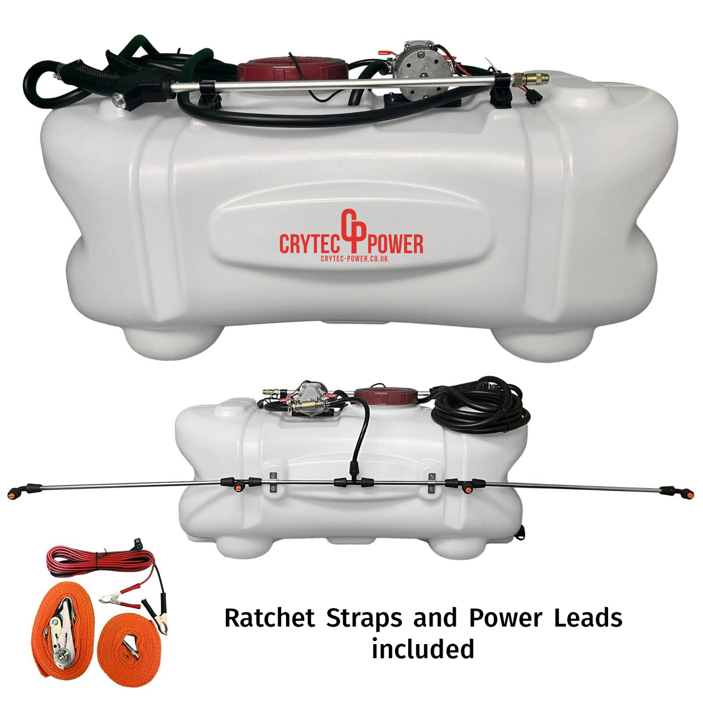 Crytec 100 Litre ATV Quad Sprayer Weed Sprayer 4x4 Garden Feeding