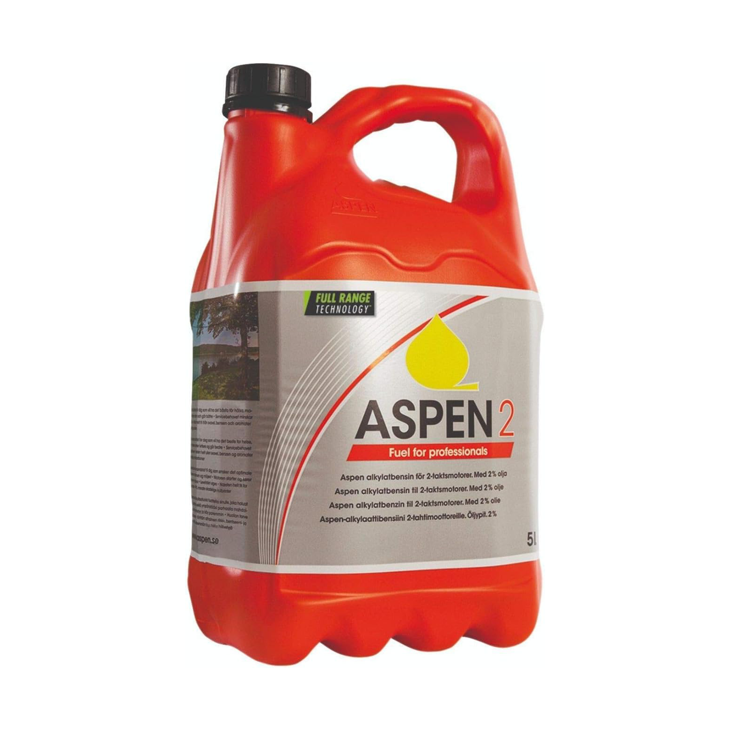 ASPEN2 2 STROKE ALKYLATE FUEL PETROL FOR STRIMMER BRUSHCUTTER HEDGECUTTER CHAINSAW 2 STROKE MACHINES 5 litre can