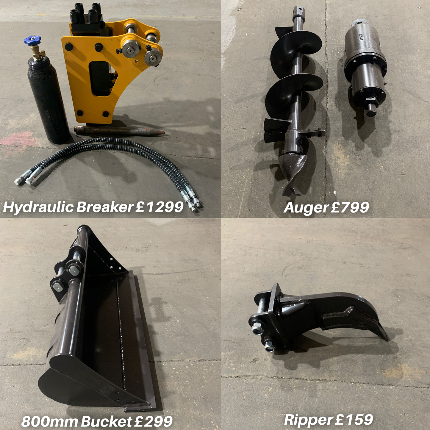 Crytec 1 Tonne Mini Excavator | Koop Diesel Engine | 10HP 7.6KW Power | 1550mm Depth l Digger