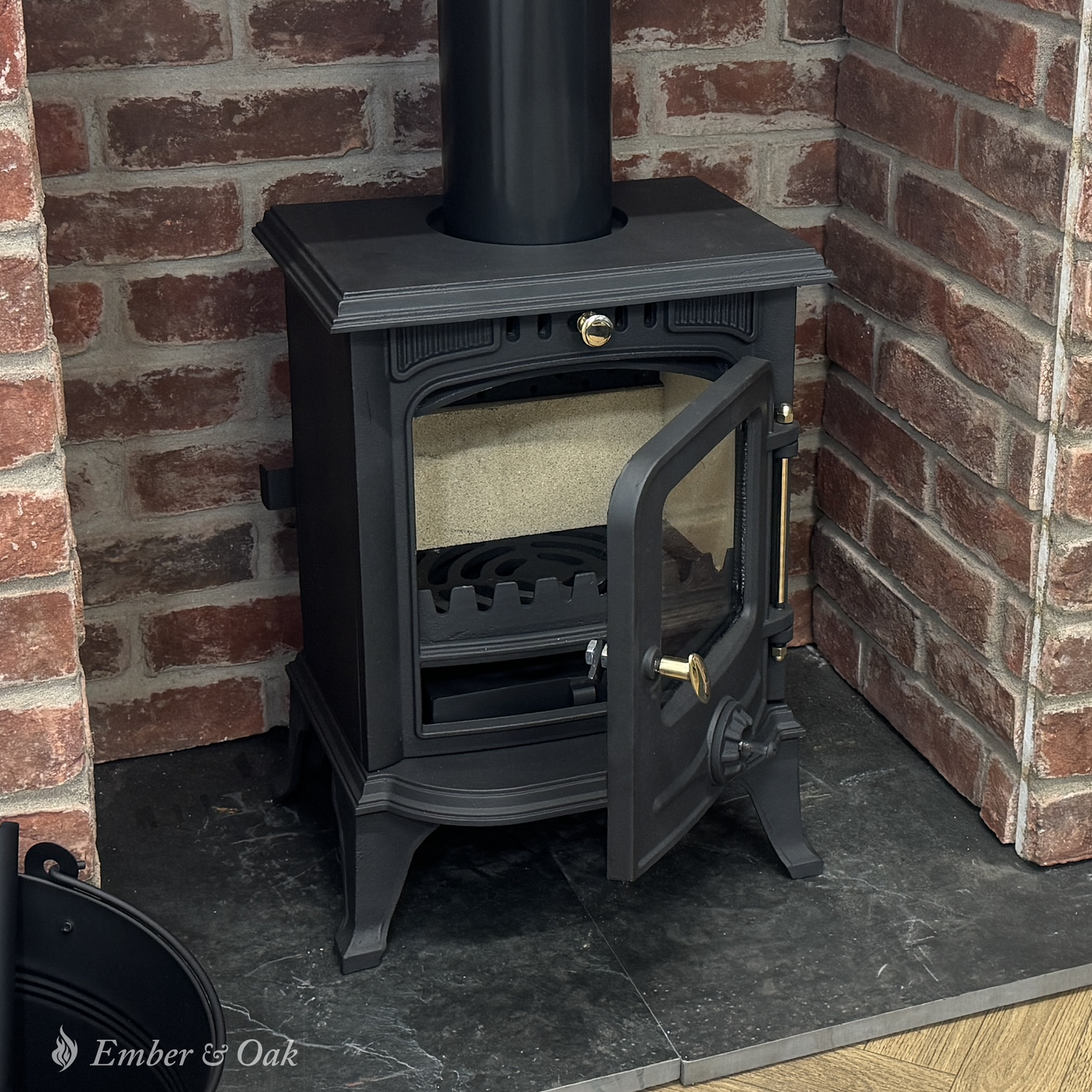 4.5KW | Multi-Fuel Wood Stove | Log Burner | Cast Iron | Model CA001