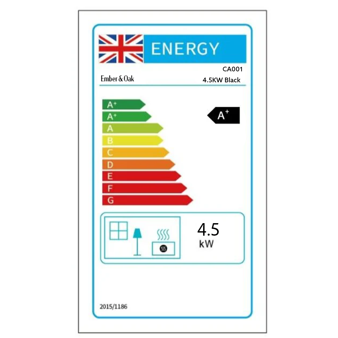 4.5KW | Multi-Fuel Wood Stove | Log Burner | Cast Iron | Model CA001