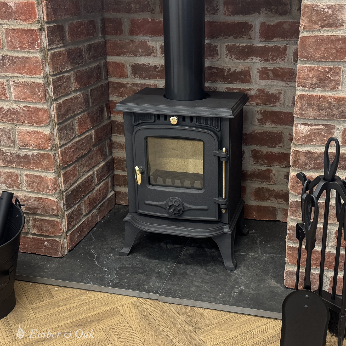 4.5KW | Multi-Fuel Wood Stove | Log Burner | Cast Iron | Model CA001