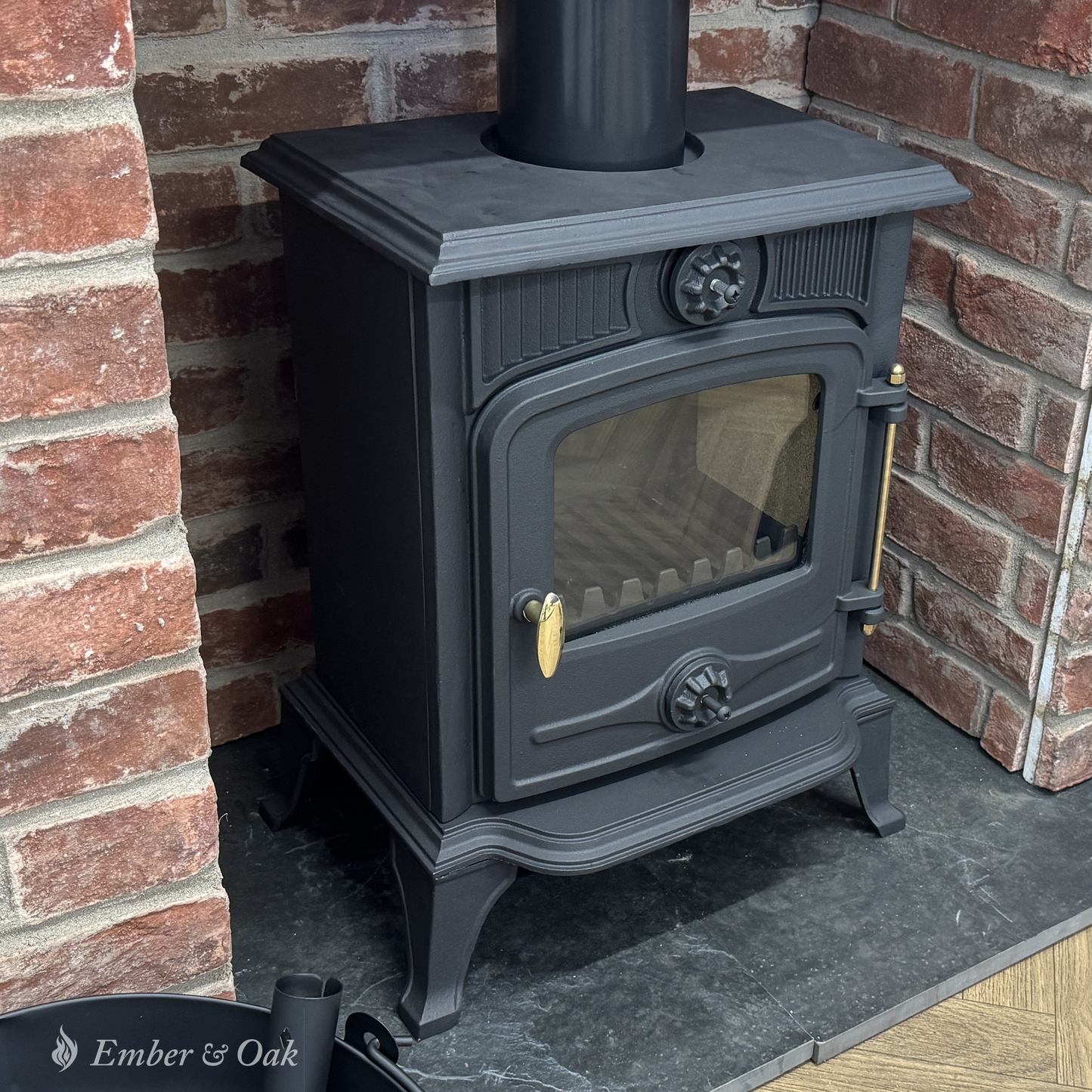 5KW | Multi-Fuel Wood Stove | Log Burner | Cast Iron | Model CA002