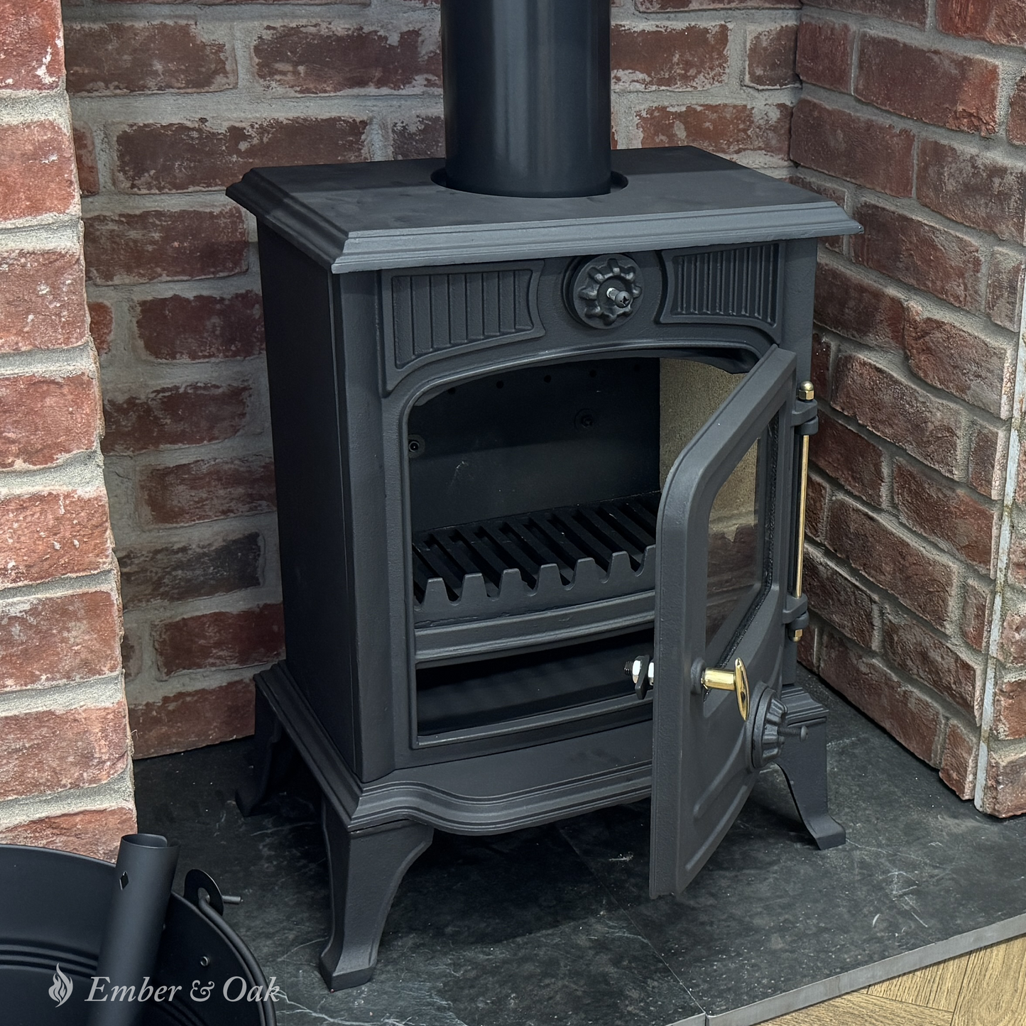 5KW | Multi-Fuel Wood Stove | Log Burner | Cast Iron | Model CA002