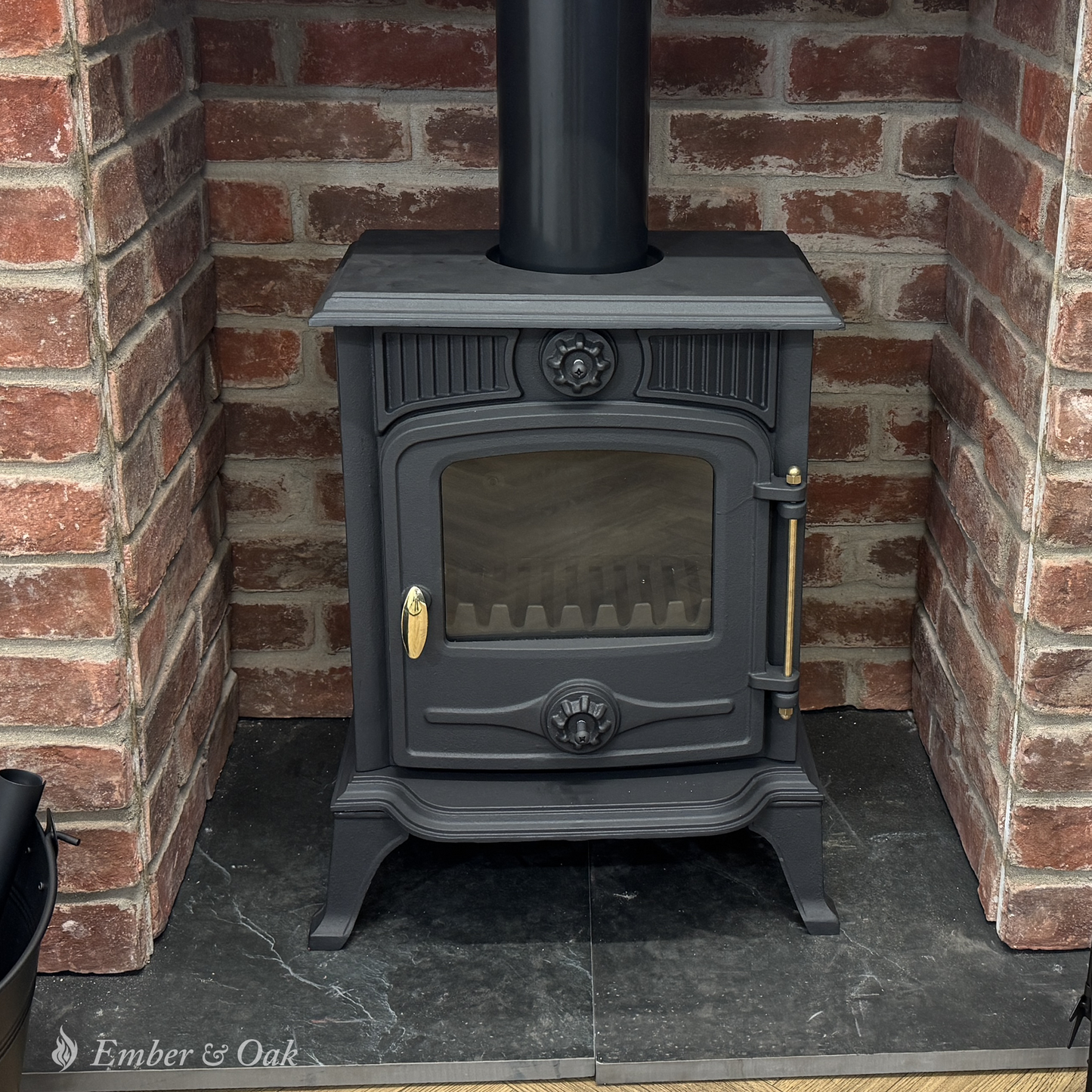 5KW | Multi-Fuel Wood Stove | Log Burner | Cast Iron | Model CA002