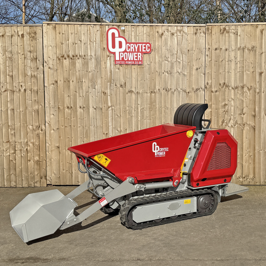 (Pre order Due early November) Crytec | 800KG | High Tip Tracked Dumper | 15hp | Kubota Engine | CRD80H-K PRO