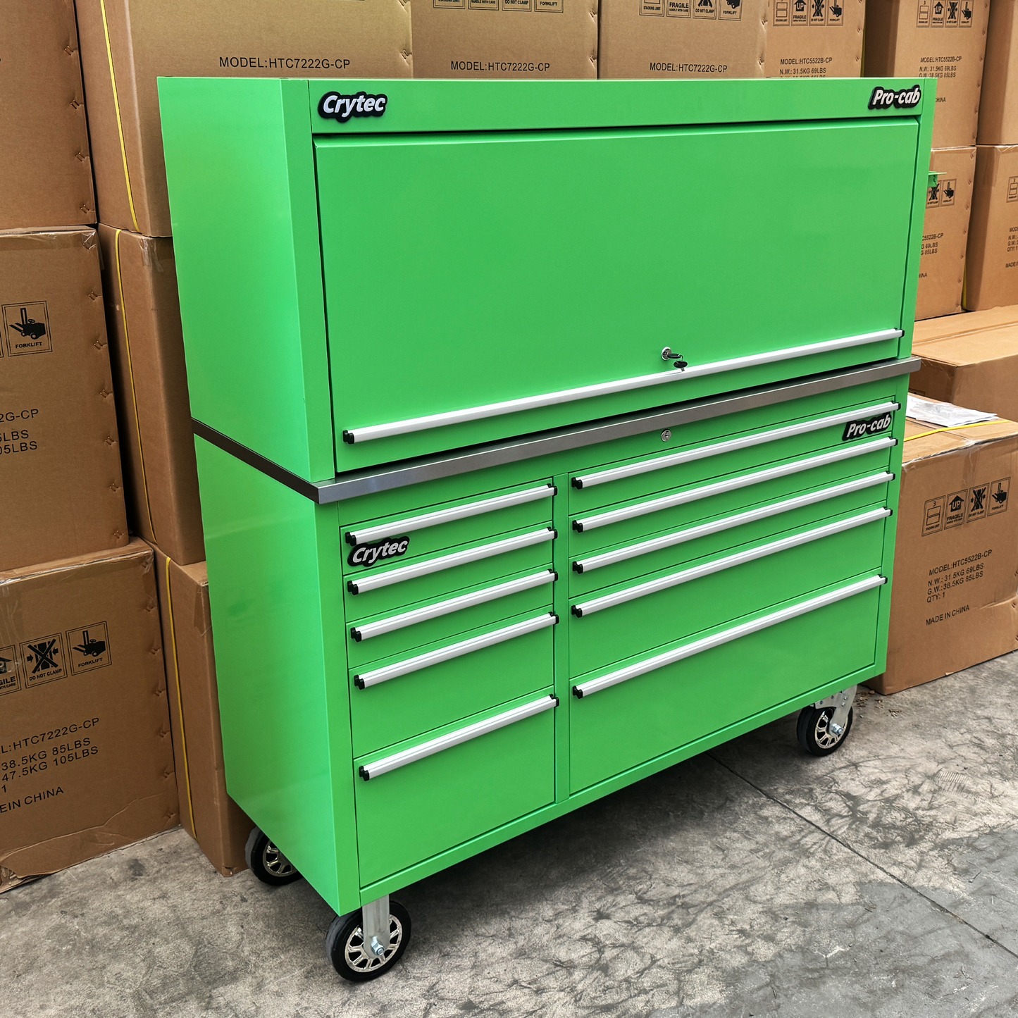 Top Hutch For Green 55 inch Pro Cab