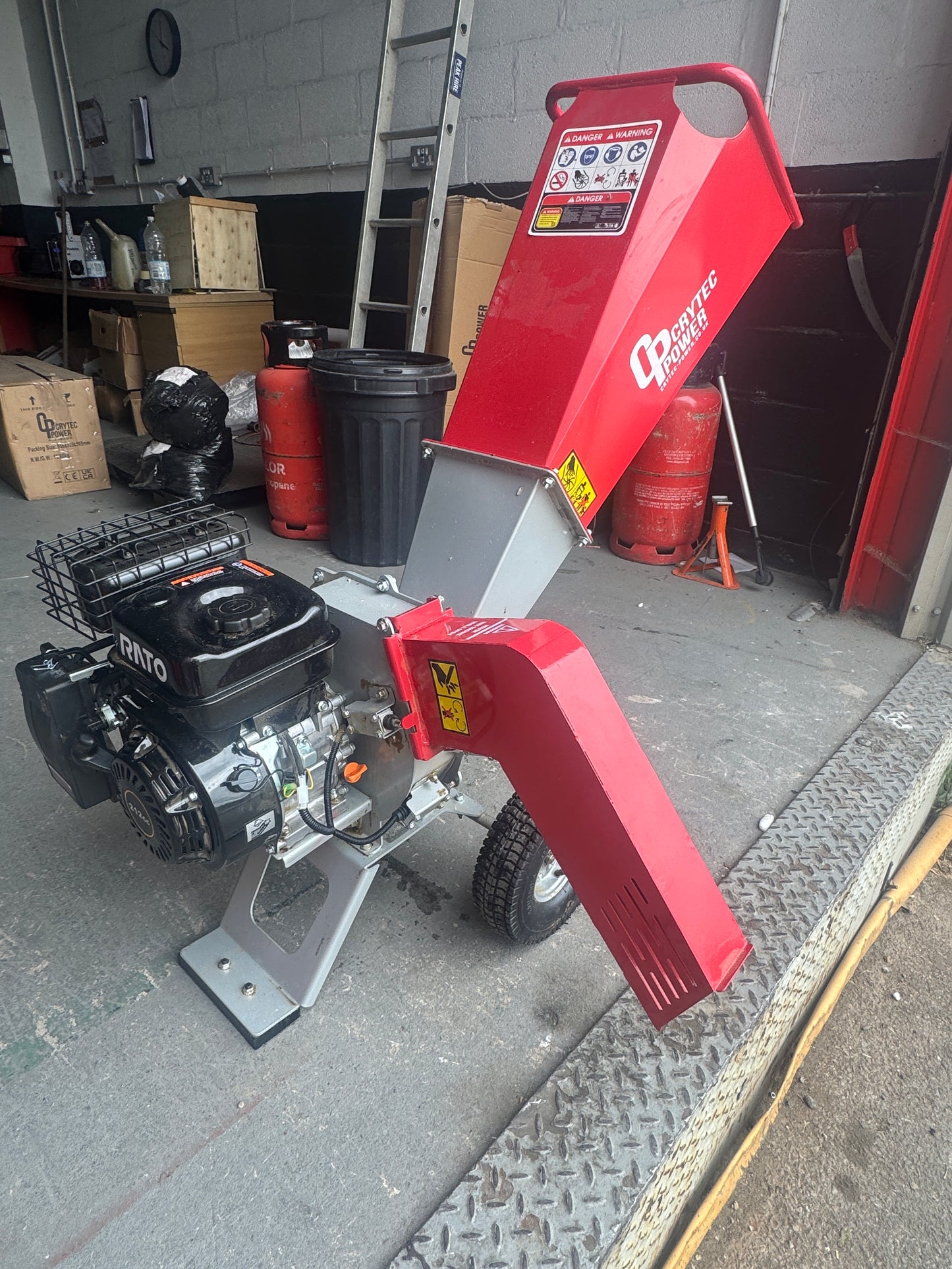 Customer Return Crytec | CRC200X | 60mm Capacity | Compact | Lightweight | Wood Chipper
