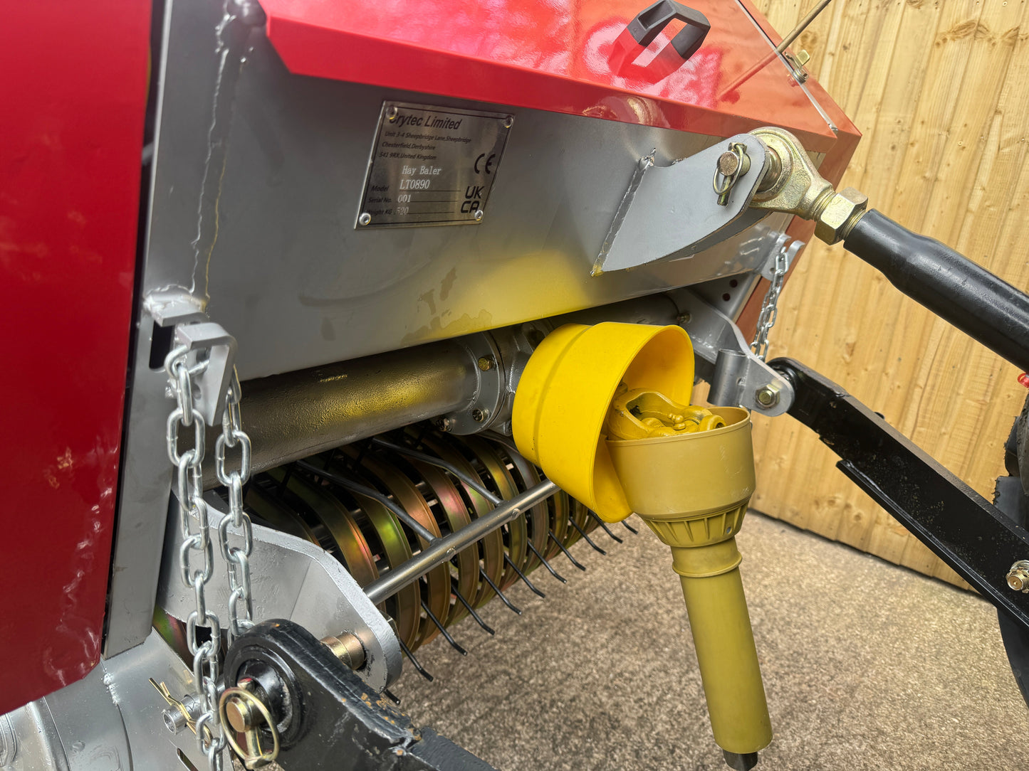 Crytec 870 Compact Round Mini Hay Baler For Tractor Small Holding Farm