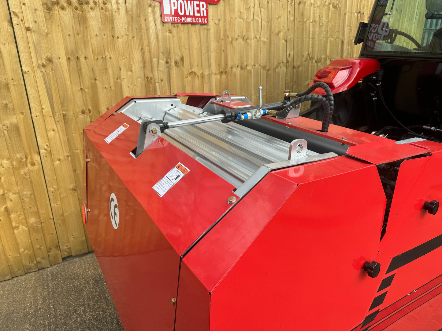 Crytec 870 Compact Round Mini Hay Baler For Tractor Small Holding Farm