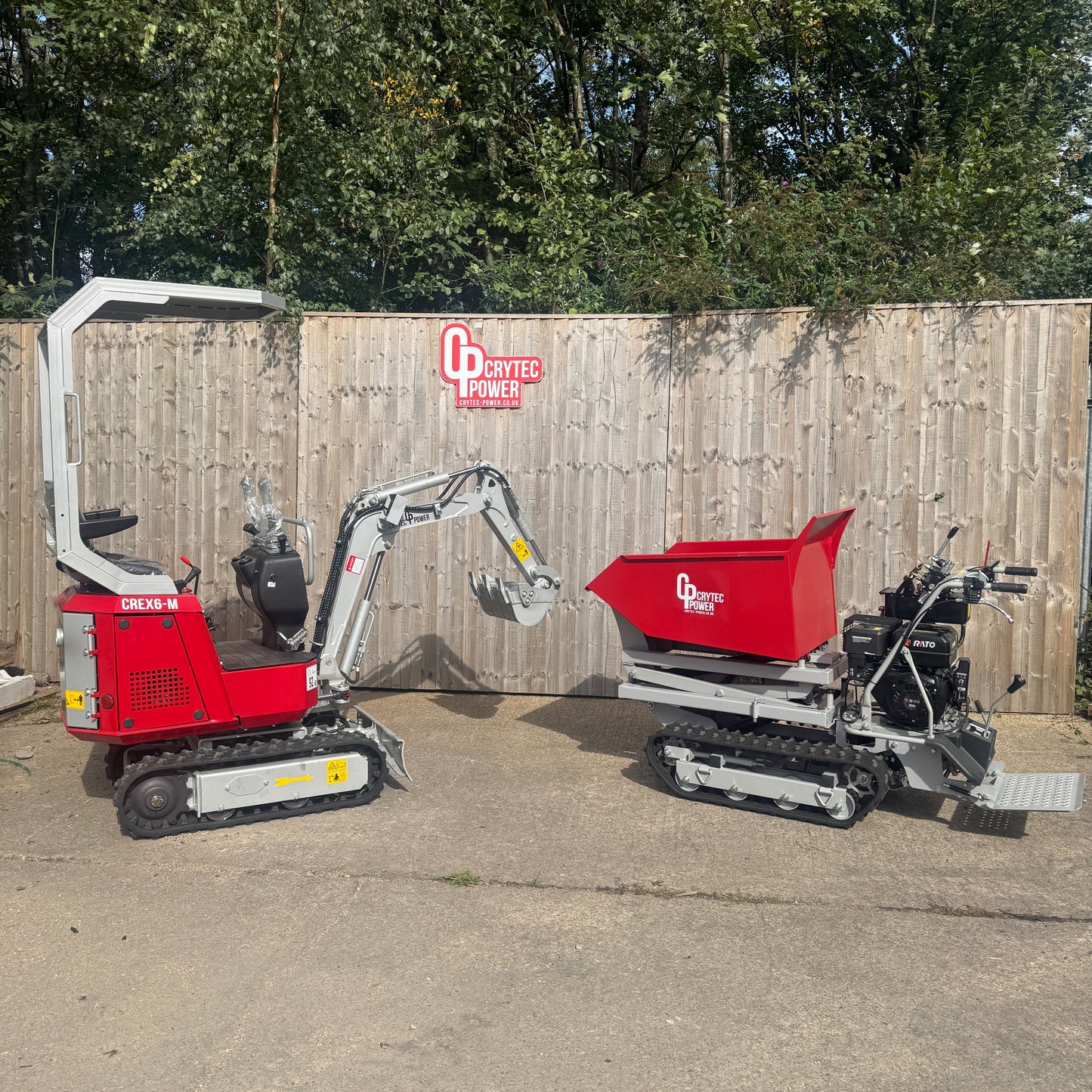 CREX 6 Micro Excavator & 500kg High Tip Dumper Bundle *SAVE BIG*