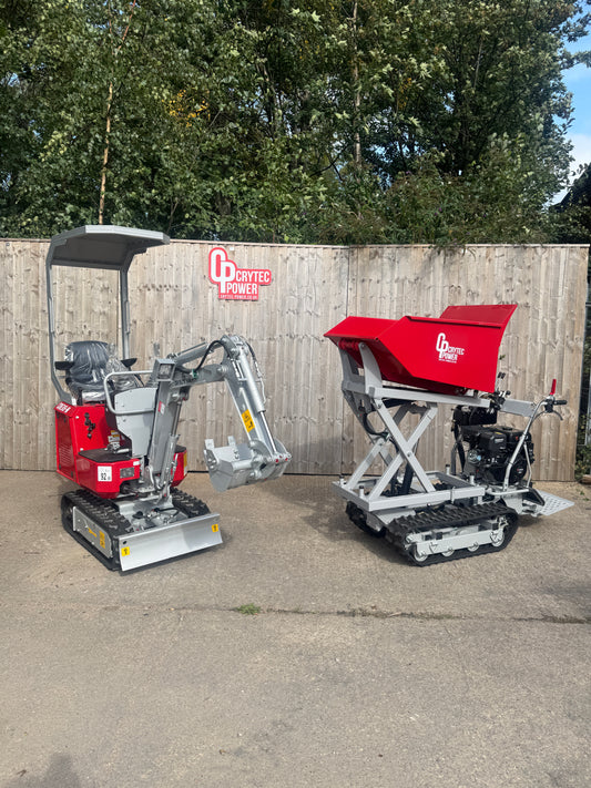 Micro Excavator & 500kg Mini Dumper Bundle *SAVE BIG*