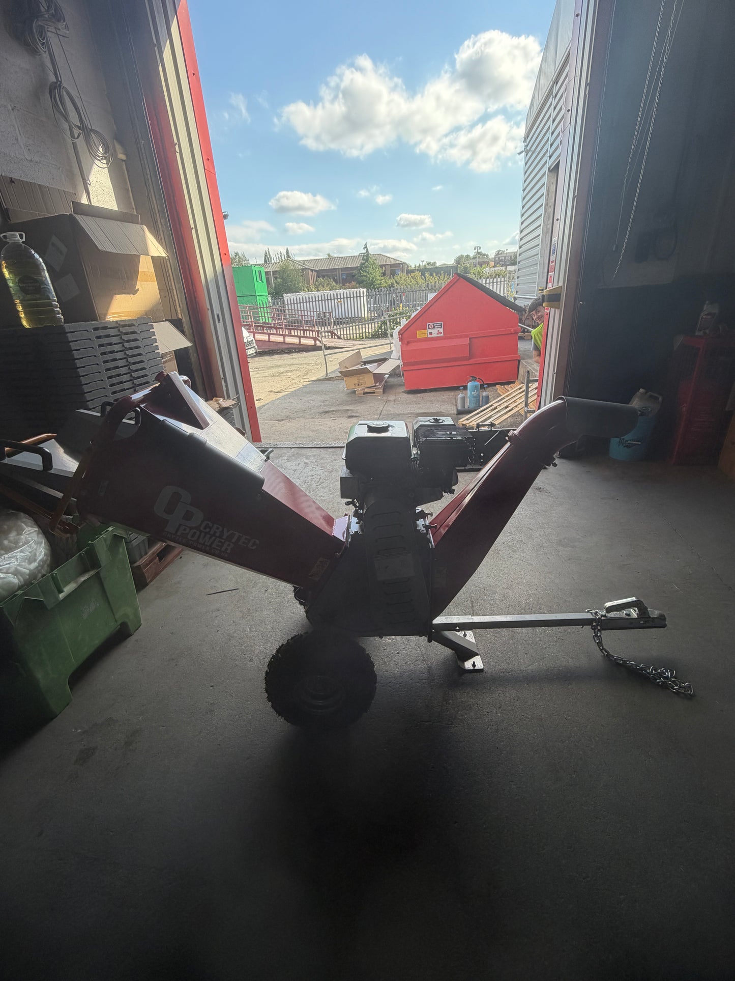 EX DISPLAY Crytec | CRC400-R Wood Chipper | 4 inch/100mm | Petrol | 7hp 212cc