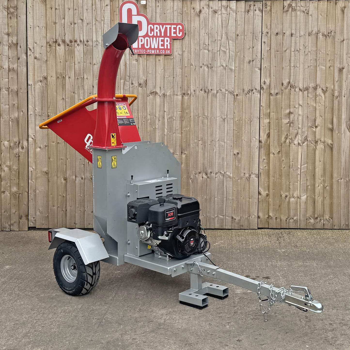 Crytec | CRC500-BS | Wood Chipper | 4.7 inch/120mm | Key Start | Petrol | Briggs & Stratton 13.5hp 420cc