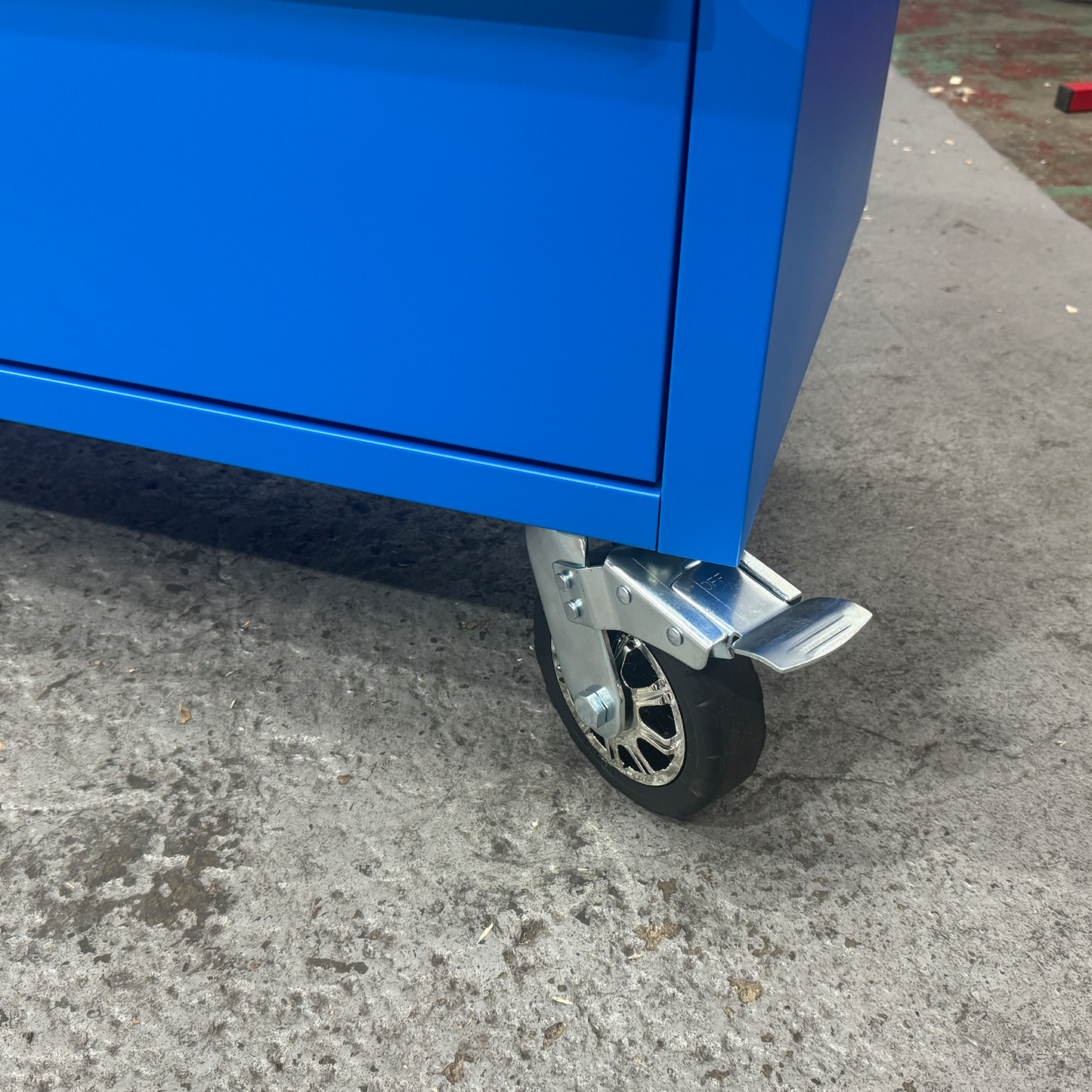 *COLLECTION ONLY* Crytec Pro Cab Blue 72 inch Stainless Steel Top Tool Cabinet Snap On Style Box