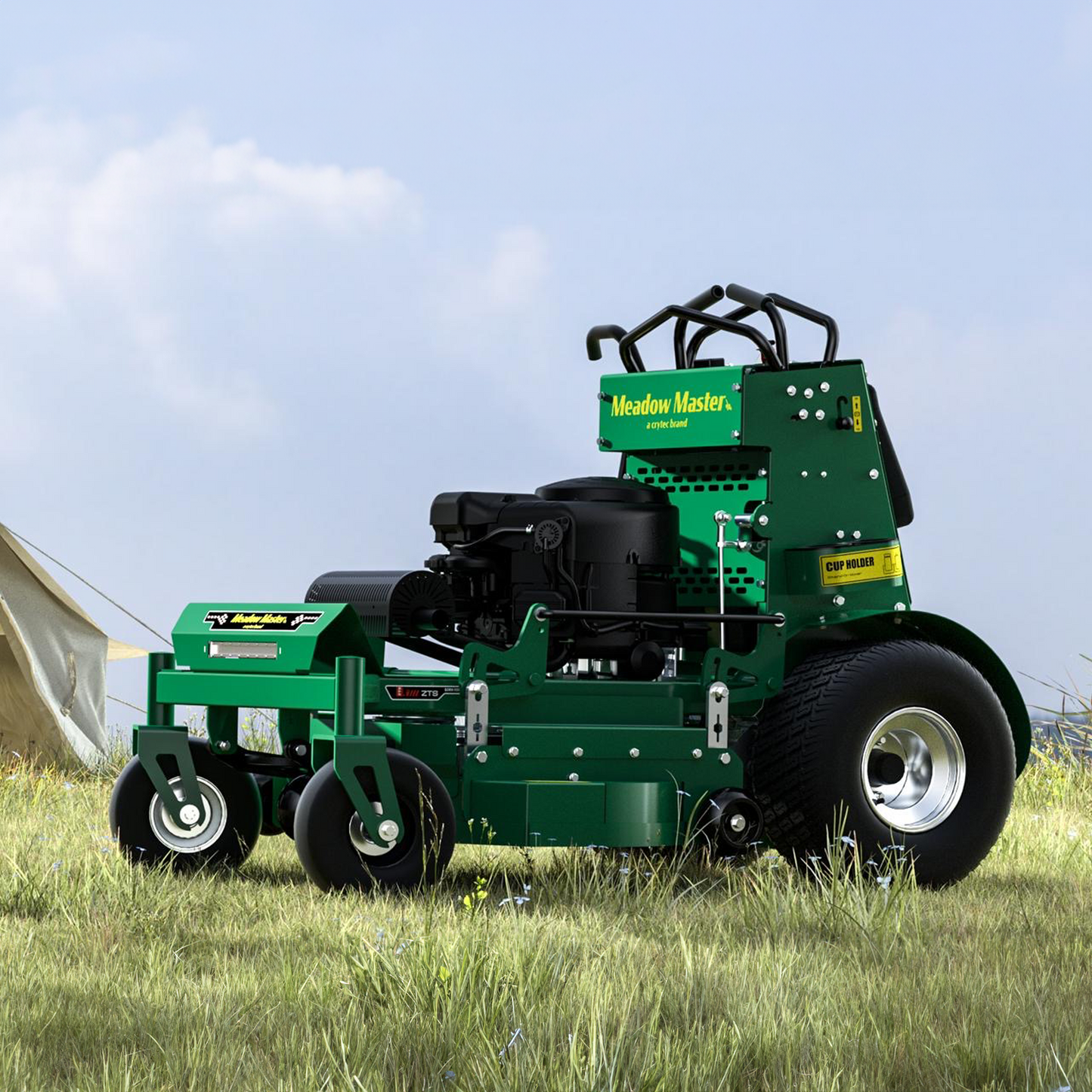 Meadow Master Zero Turn Stand On Mower Honda GX630 Engine