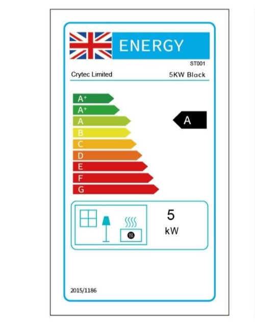 5KW Multifuel Wood Stove l Log Burner Cast Iron l Model ST001