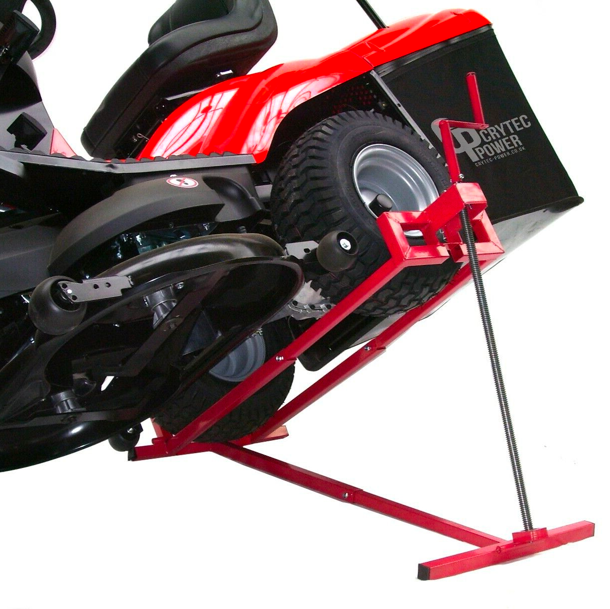 Ride on mower lifter sale