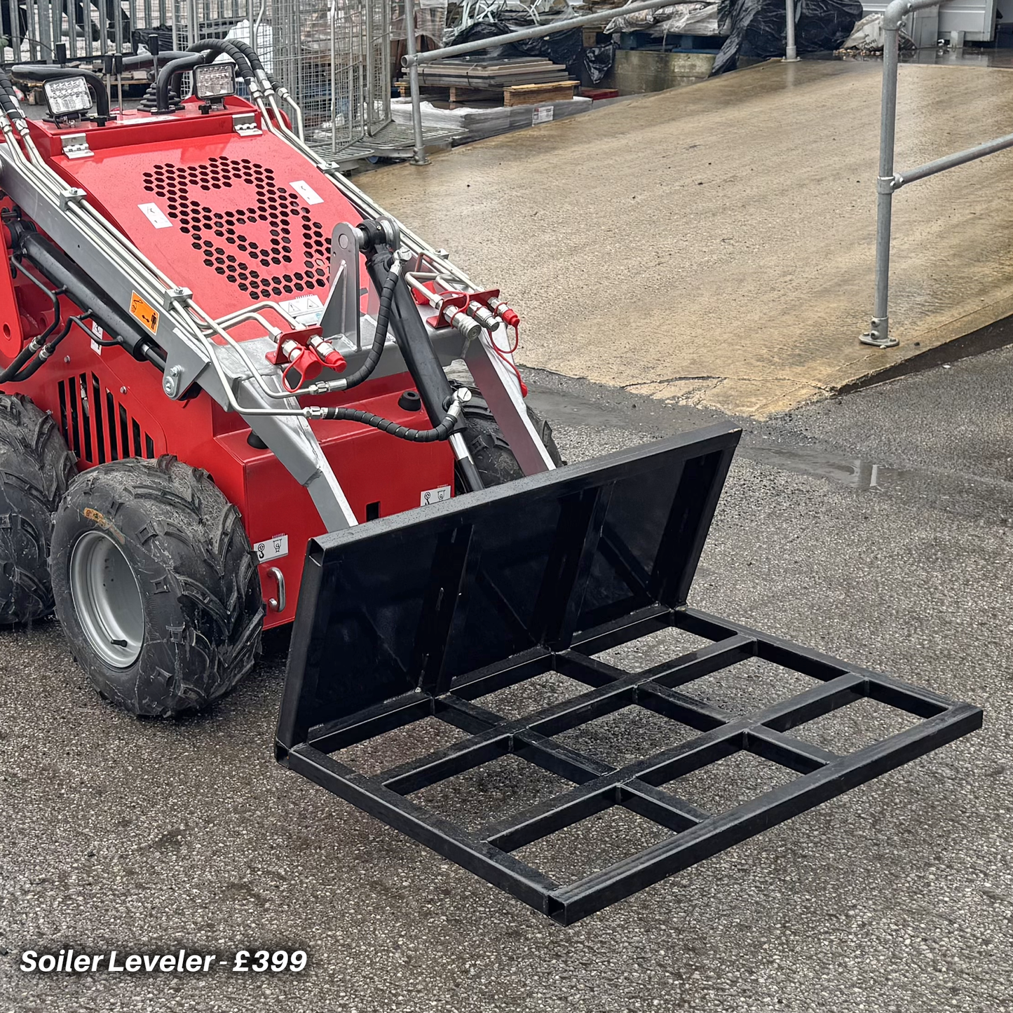 Crytec Mini Skid Steer Loader 4X4 Drive 23HP Rato Engine