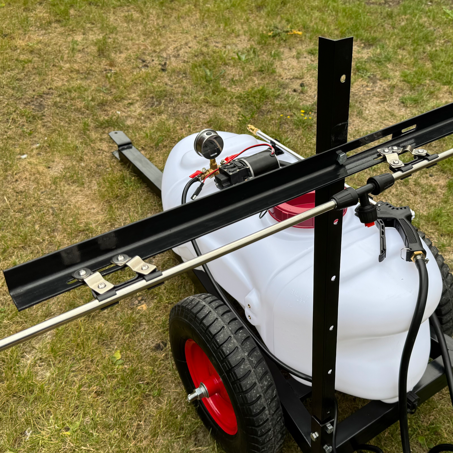 Crytec ATV Quad Sprayer 60 Litre With Towable Trailer Weed Sprayer 4x4 Garden Feeding