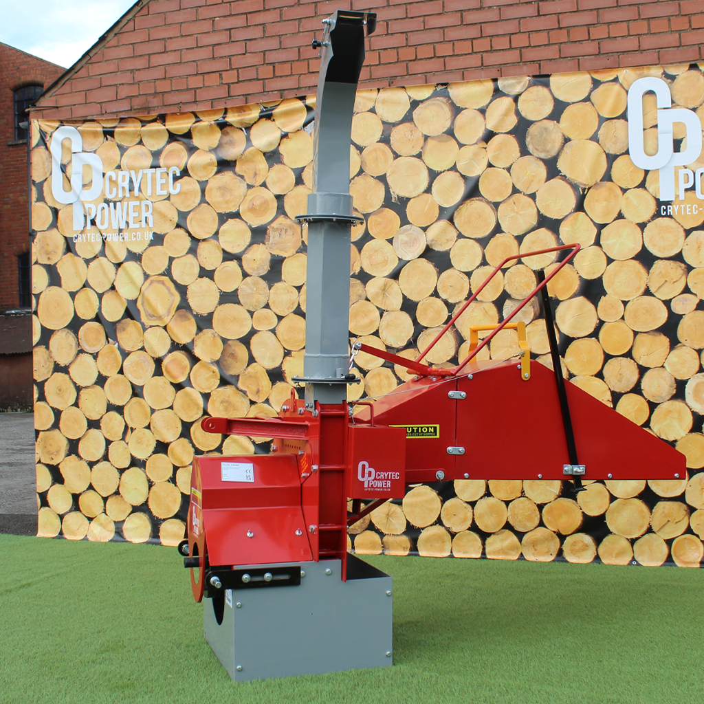 Crytec | WC8 | PTO Wood Chipper | Roller Feed | 8 inch/203mm