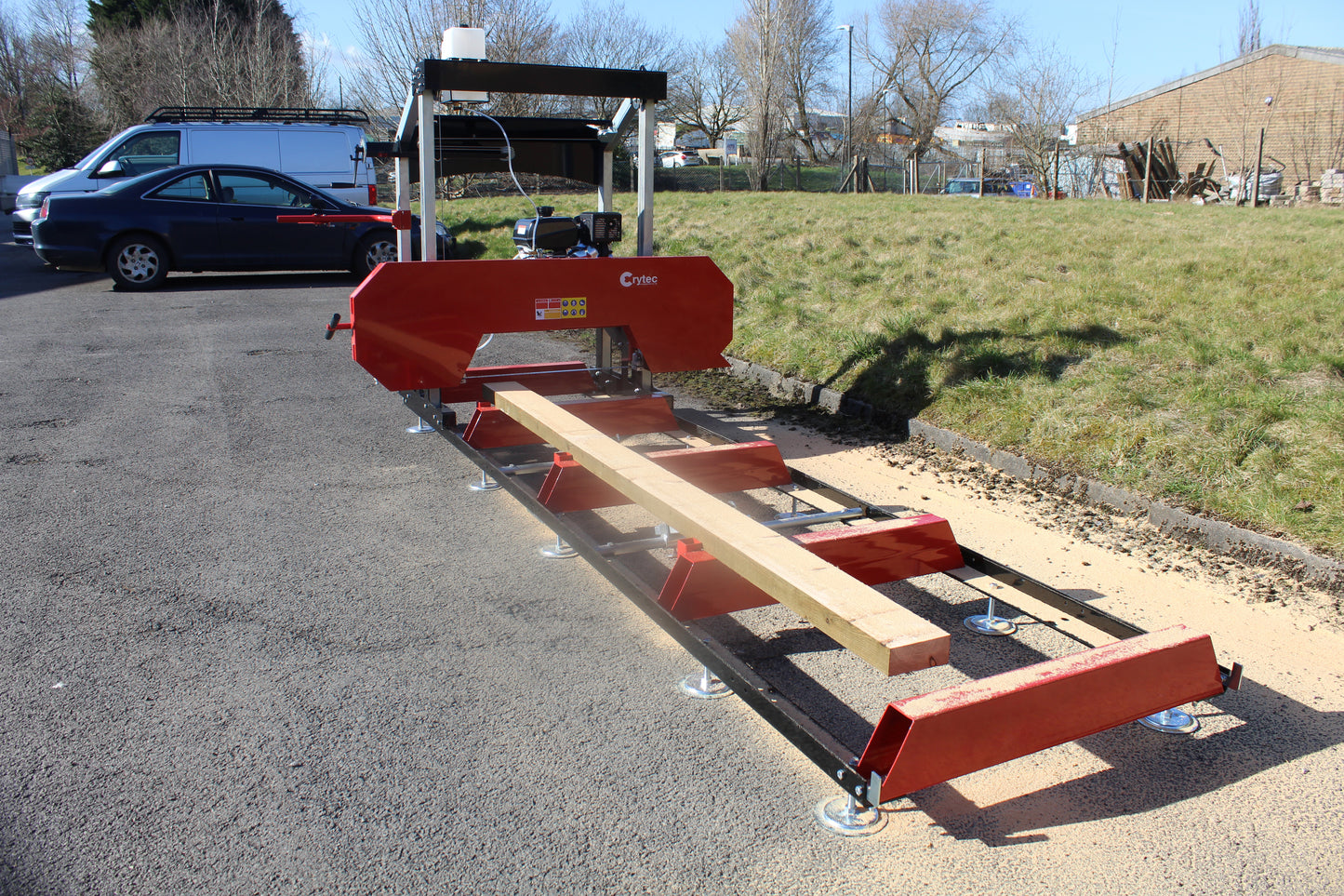 Crytec | SM4200 | Petrol Sawmill | 4 Metre Bed | 14HP 429cc Kohler