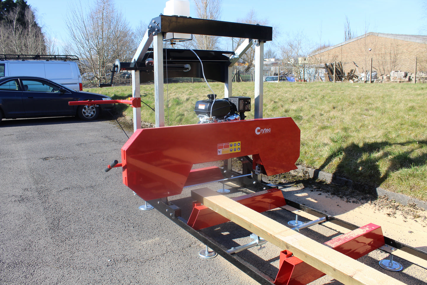 Crytec | SM4200 | Petrol Sawmill | 4 Metre Bed | 14HP 429cc Kohler