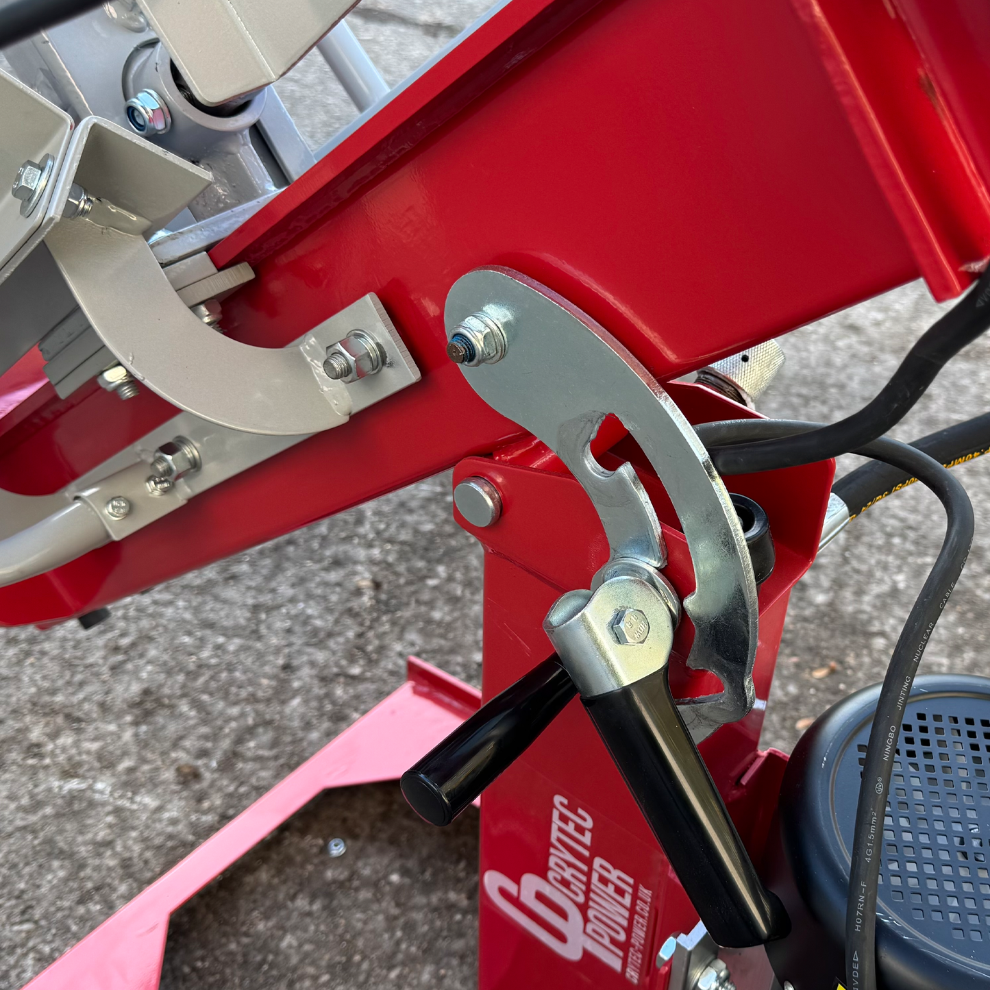 Crytec 32A Log Splitter 3KW Hydraulic 12 Tonne Force 3 Splitting Angles CRL12TU (32A Required)