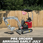 *PRE ORDER* Crytec 1 Tonne Mini Excavator CREX10-K | Koop Diesel Engine | 10HP 7.6KW Power | 1550mm Depth l Digger