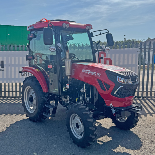 Crytec Power 254 Tractor – 25HP 4WD with Cabin