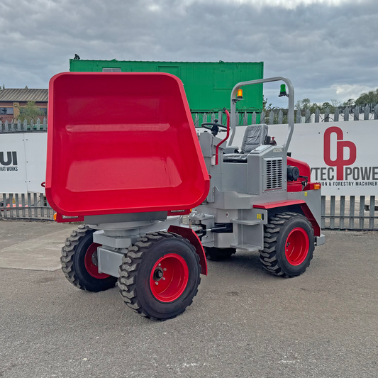 Crytec | 3 Tonne | Swivel Tip Site Dumper | Kubota Engine | CRD300-K