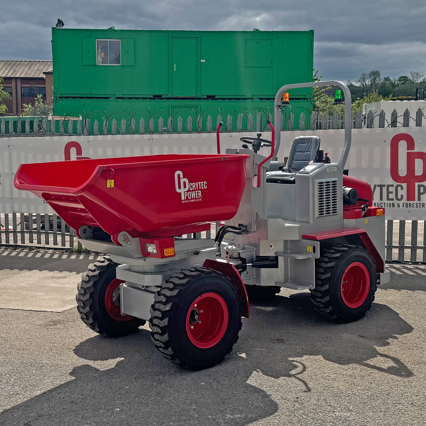 Crytec | 3 Tonne | Swivel Tip Site Dumper | Kubota Engine | CRD300-K