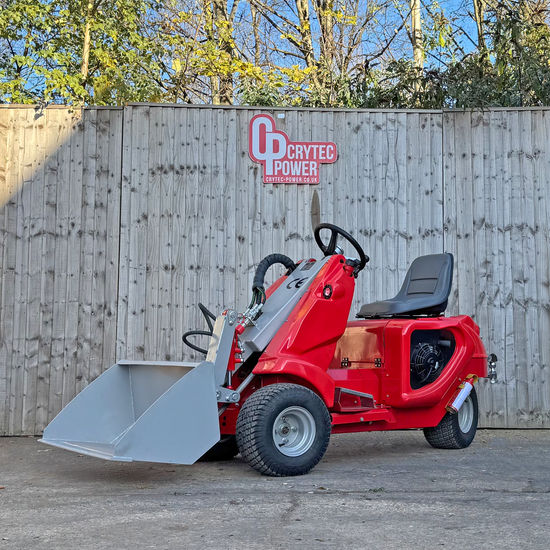 Model Mini Three Wheel Loader Crytec 3 Wheeled Mini Loader With Petrol Engine