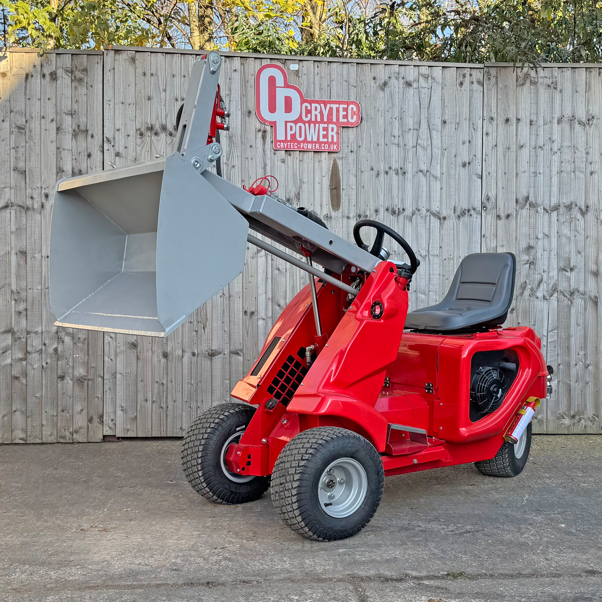 Model Mini Three Wheel Loader Crytec 3 Wheeled Mini Loader With Petrol Engine