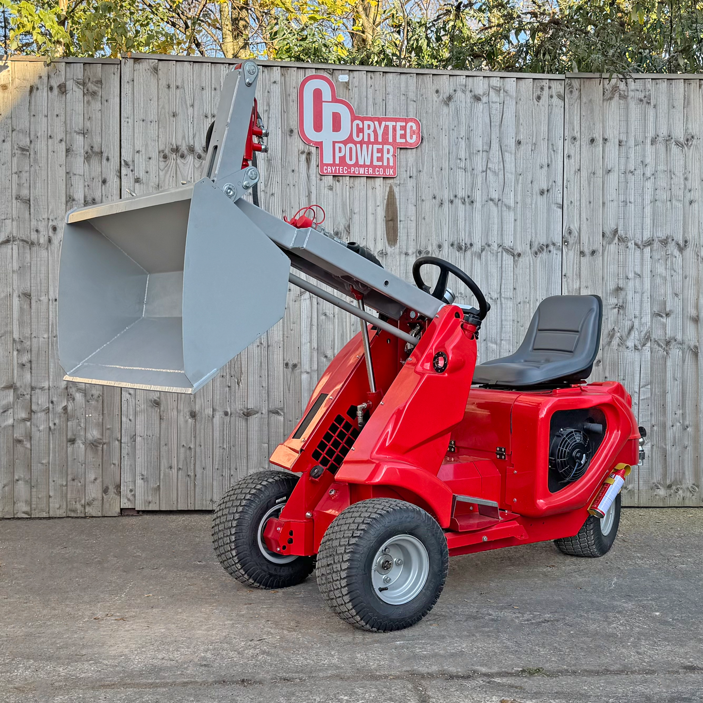 Crytec 3 Wheeled Mini Loader With Petrol Engine