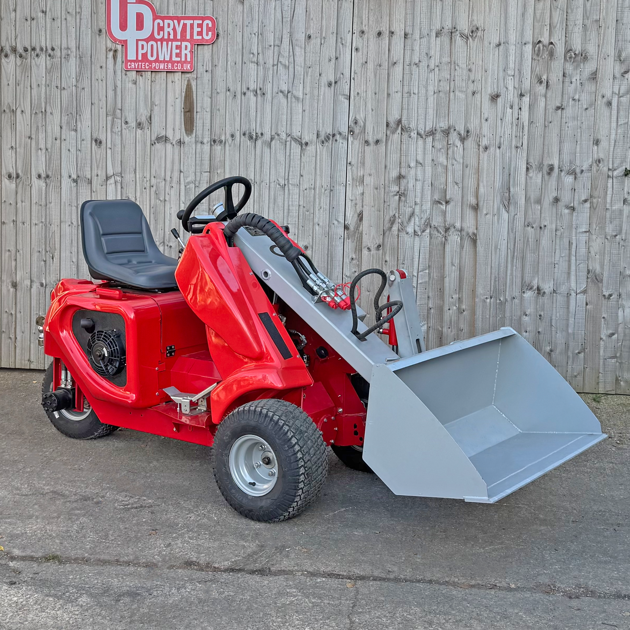 Model Mini Three Wheel Loader Crytec 3 Wheeled Mini Loader With Petrol Engine