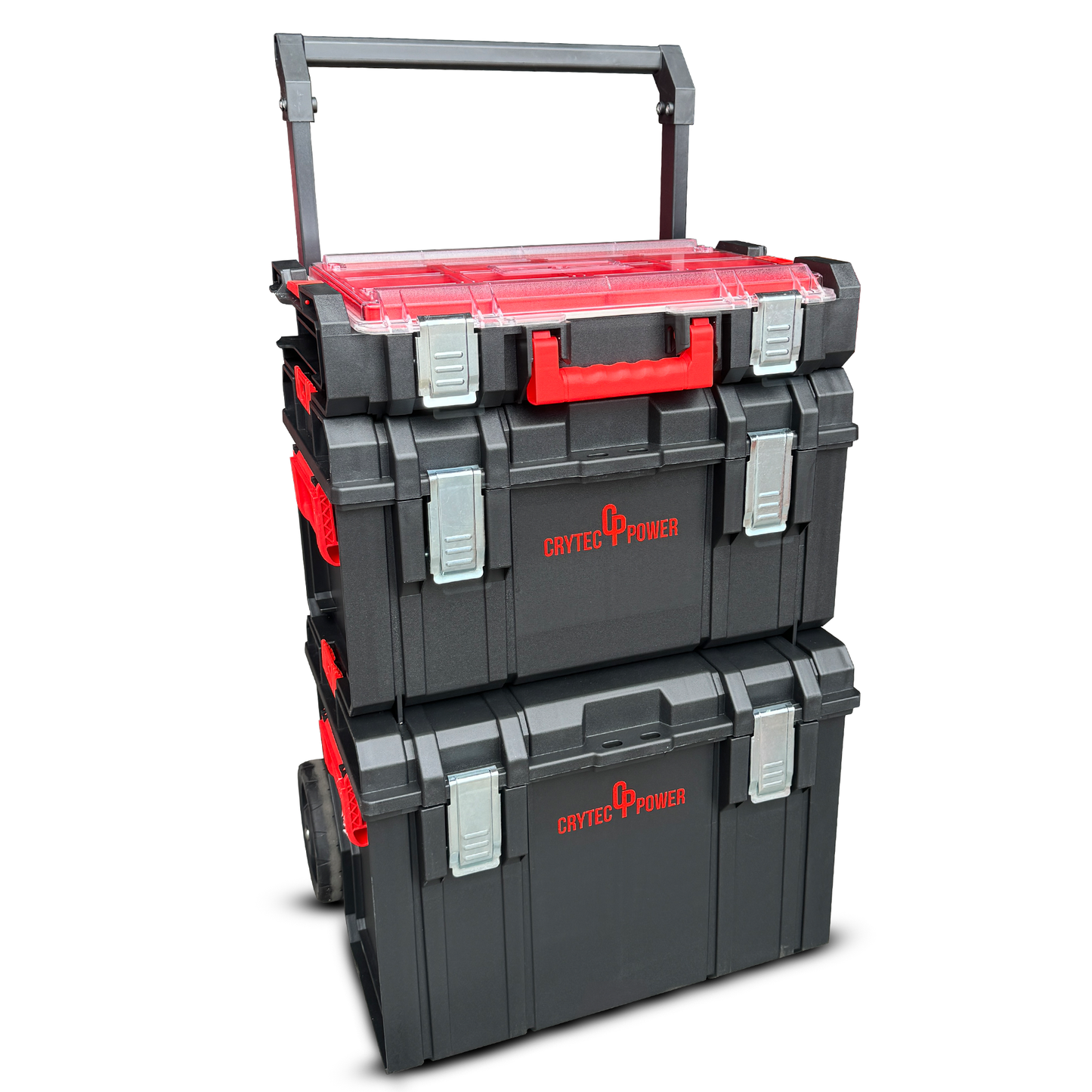 Crytec 3 in 1 Rolling Toolbox