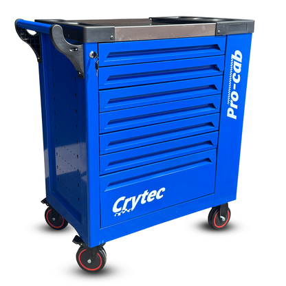 Crytec Roll Tool Pro Cab With Tools 7 Drawers Roller Cabinet with 250 piece tools INCLUDED