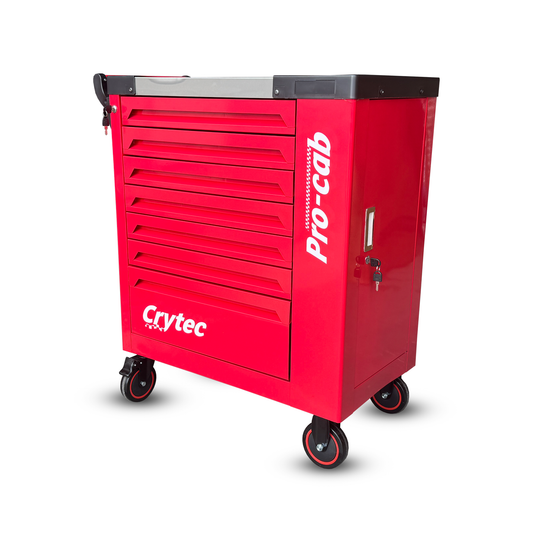 Crytec Roll Tool Pro Cab With Tools 7 Drawers Roller Cabinet with 250 piece tools INCLUDED