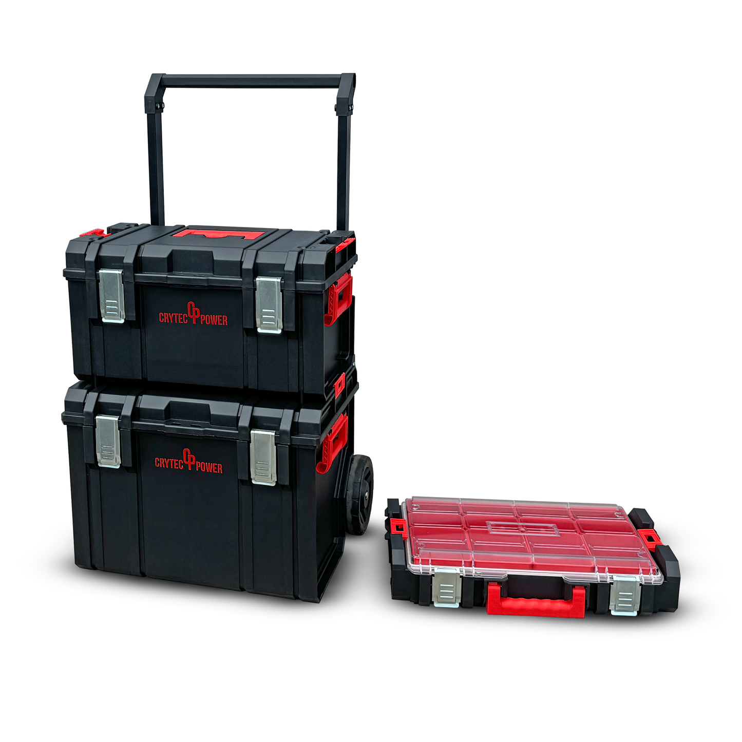 Crytec 3 in 1 Rolling Toolbox