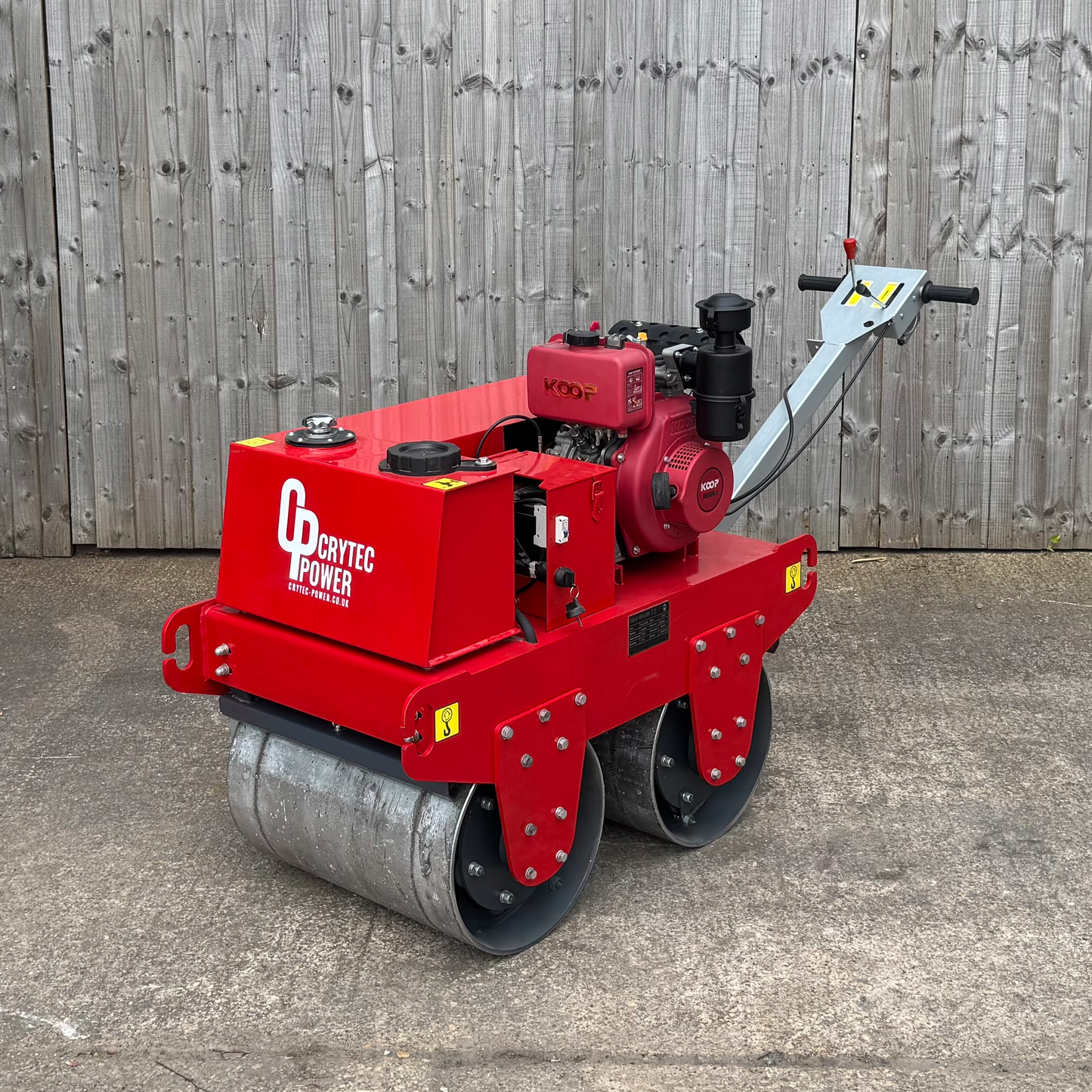 Crytec l CRR550 l Walk Behind l Koop Diesel 6HP l Compact Double Roller 550kg l Pedestrian
