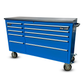 Crytec Pro Cab Blue 55 inch Stainless Steel Top Tool Cabinet Snap On Style Box