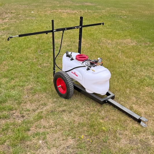 Crytec ATV Quad Sprayer 60 Litre With Towable Trailer Weed Sprayer 4x4 Garden Feeding