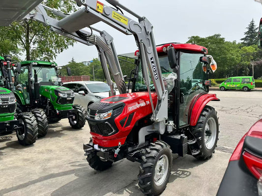 Crytec Power 254 Tractor – 25HP 4WD with Cabin + Front Loader + Forks